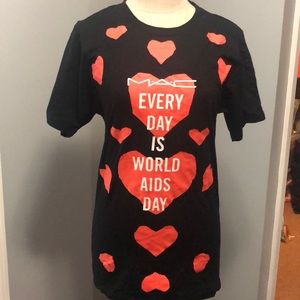 MAC Cosmetics World AIDS Day T-shirt